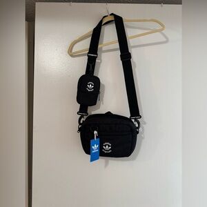Adidas Originals Black Crossbody Bag Set